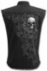 Skull Scroll - Sleeveless Denim Spiral